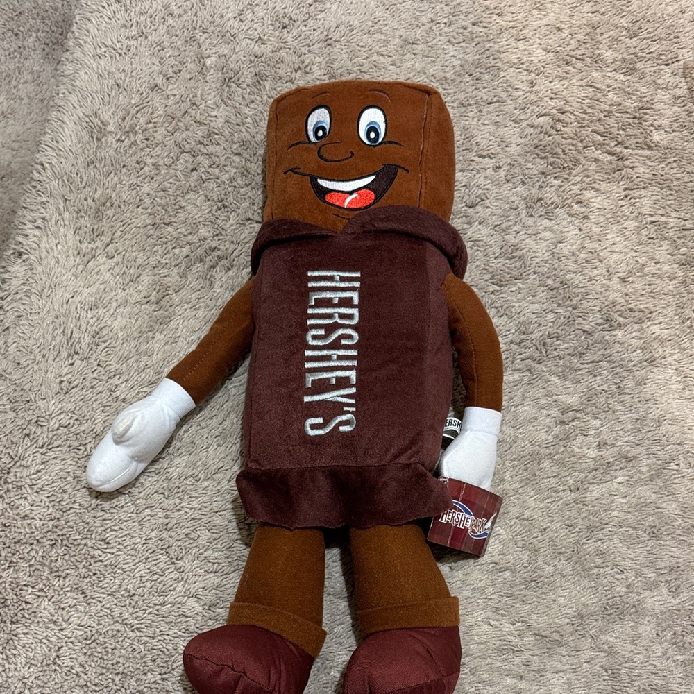 Brown Chocolate Bar Kids Plush Hershey park
